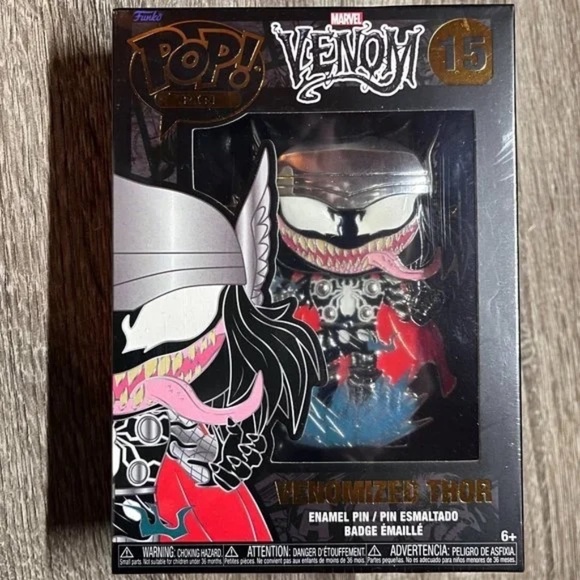 💖3/$15💖 Funko POP! Pins: #15 Marvel: Venom Thor - Picture 1 of 6